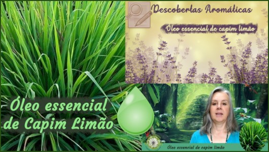 Vídeo Óleo essencial capim limão
