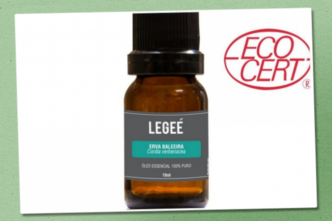 Óleo essencial erva baleeira Legee