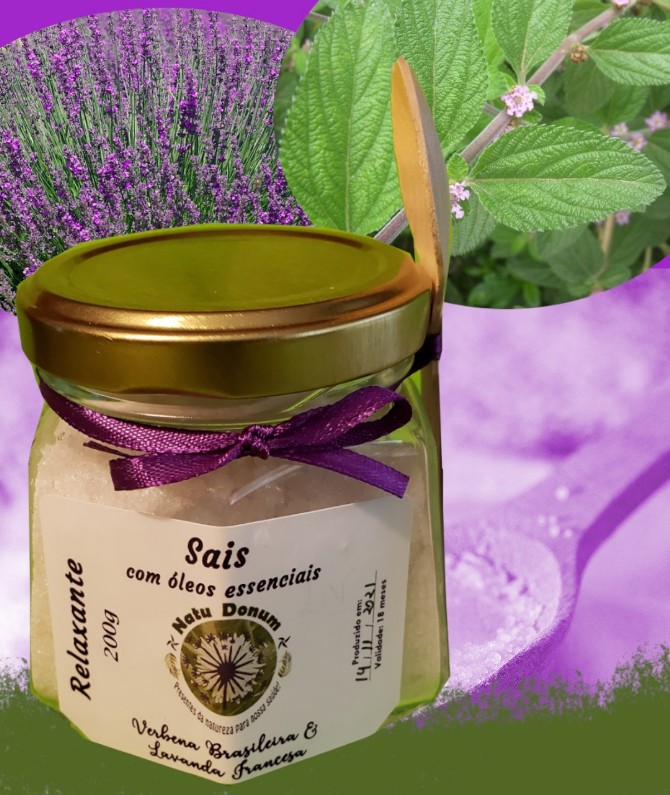 Sais Lavanda francesa e Verbena brasileira