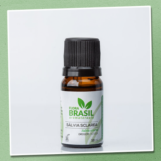 Óleo essencial sálvia esclaréia Flora Brasil